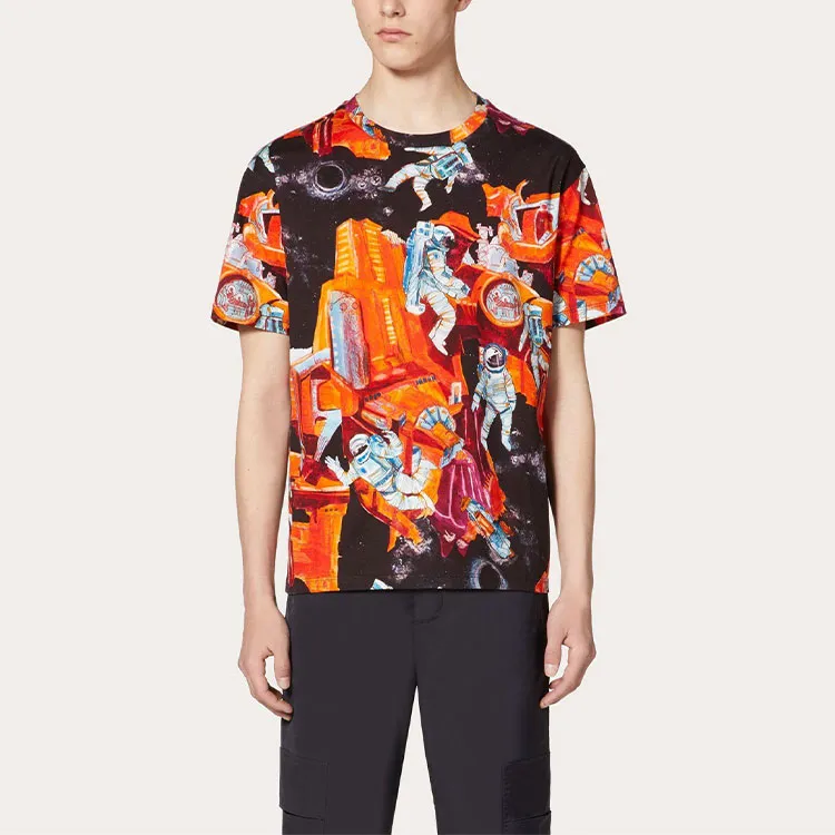 Valentino T-Shirts Men Multicolor-2