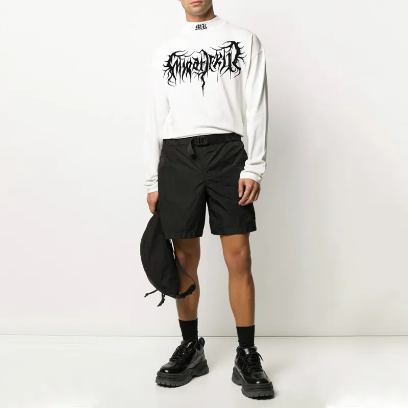 MIRACLE KILL Straight Long-Sleeved T-Shirt Men's-7