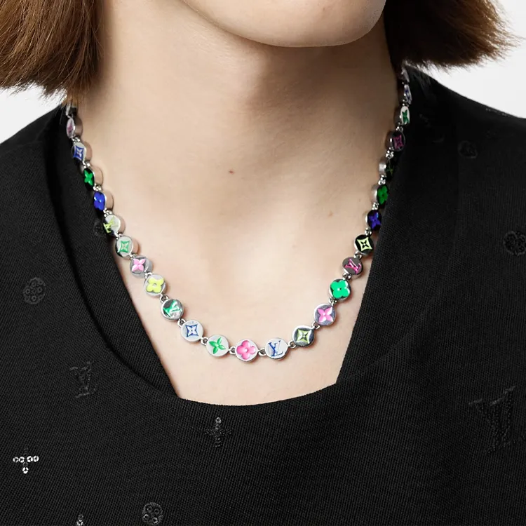 LOUIS VUITTON Necklace Monogram Colours-3