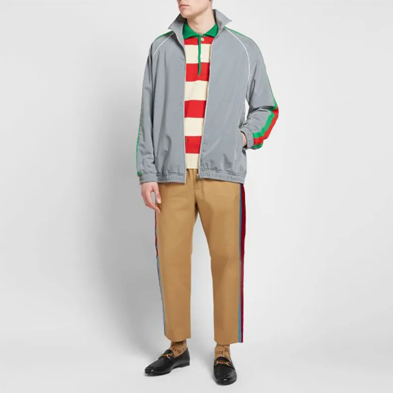 GUCCI Reflective Side Stripe Track Jacket-2