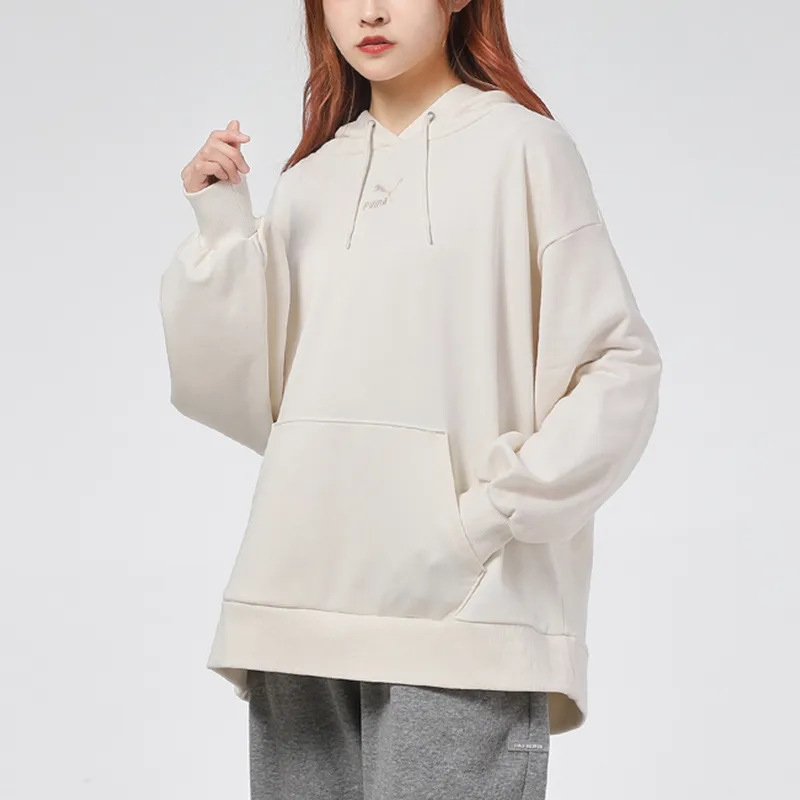 PUMA CLASSICS+ Sweatshirt Women's Ivory-2