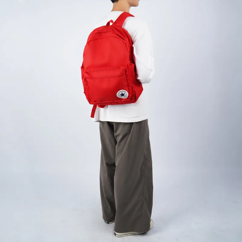 Converse Polyester Backpack Regular Unisex Red-6