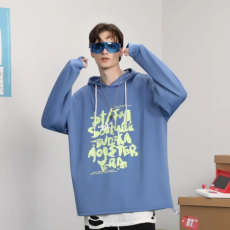 Bt Hooded Loose Fit Regular Sweatshirt Unisex-3