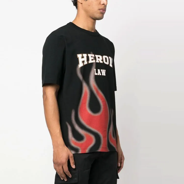 HERON PRESTON Law Flames Tee-4