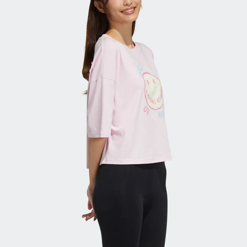 Adidas Neo T Shirt Women's Pink-3