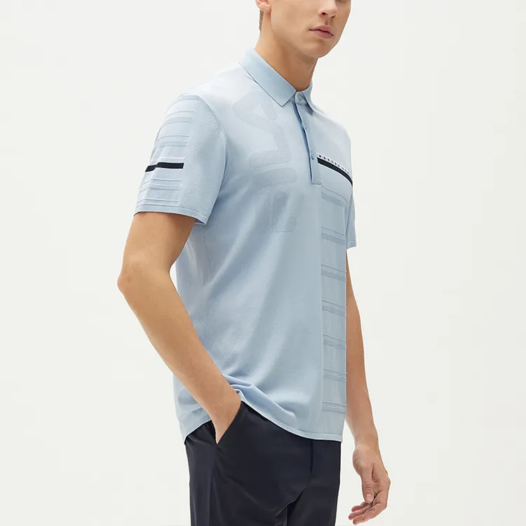 FILA Polo Shirts Men Zen Blue-4