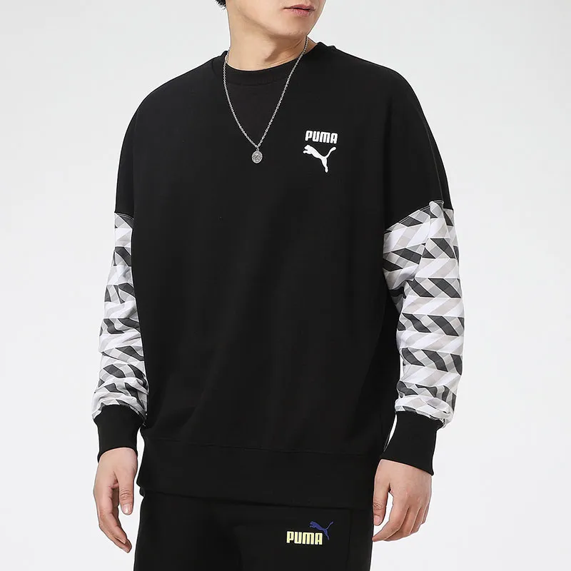 PUMA ESS+ Sweatshirt Men's Black-4