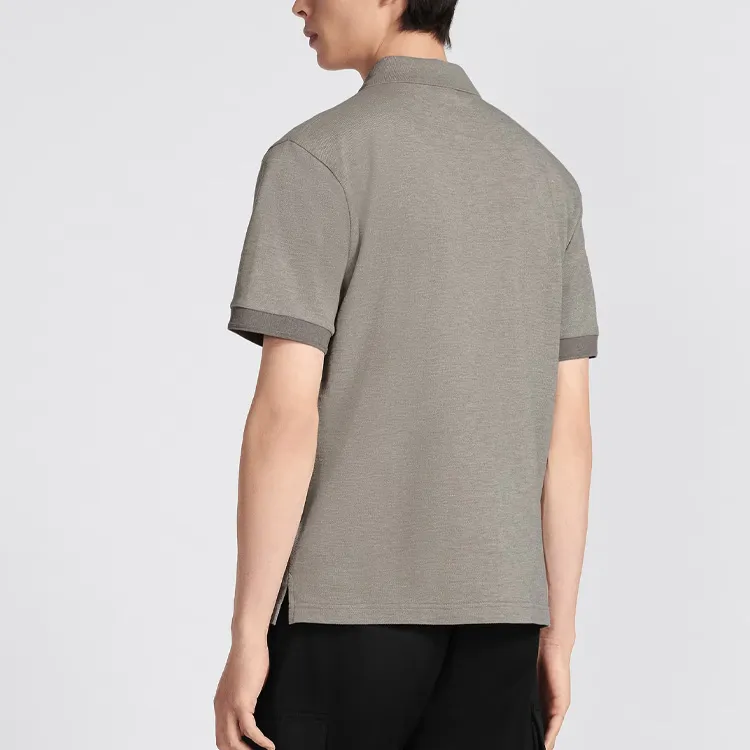 DIOR FW23 Polo Shirt Men's Gray-2