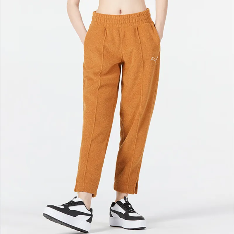 PUMA Casual Pants Women's Earth Yellow-2