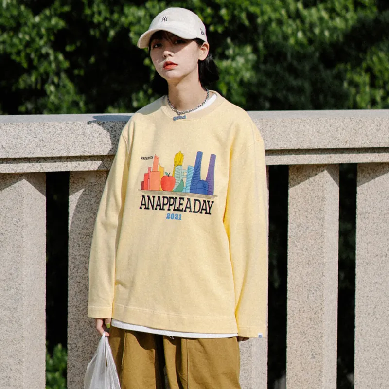 PROS BY CH Straight Long Sleeved T Shirt Unisex-7
