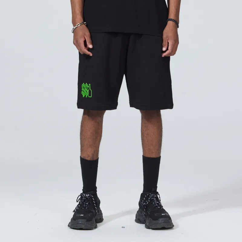 Hennessy X 88rising X Hennessy New Point Casual Shorts Unisex Black-2