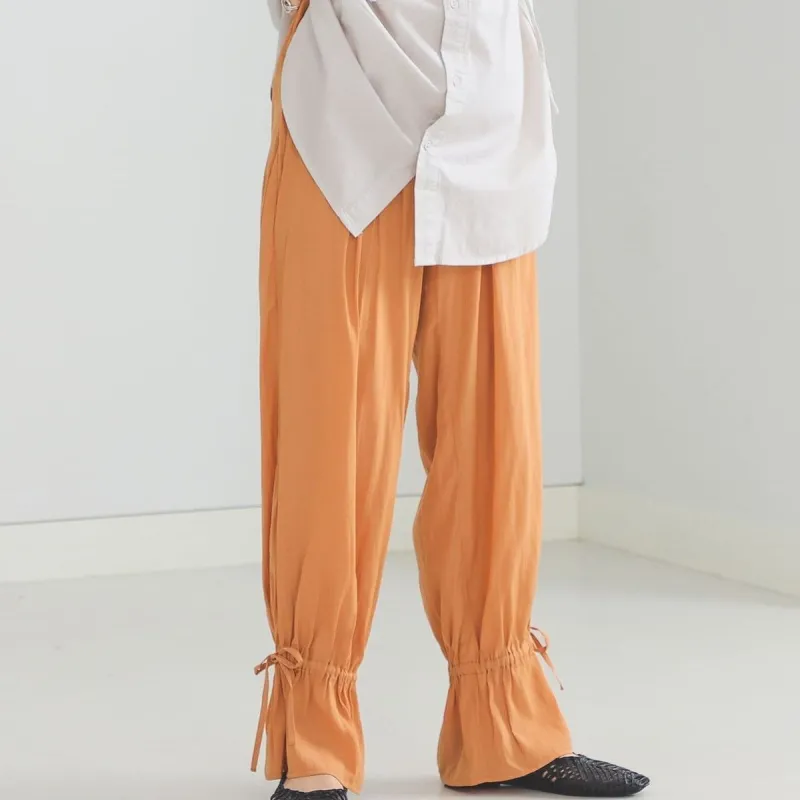 Beams Casual Pants Women's Orange-2