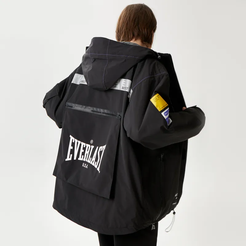 Everlast Puffer Jacket Unisex Black-2