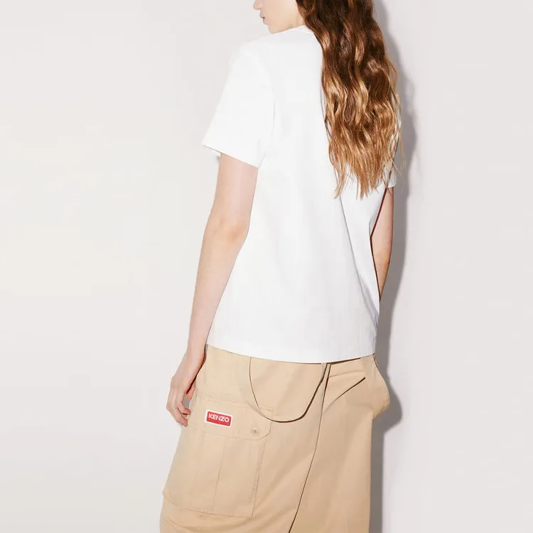 KENZO Logo Printed Crewneck T Shirt-3