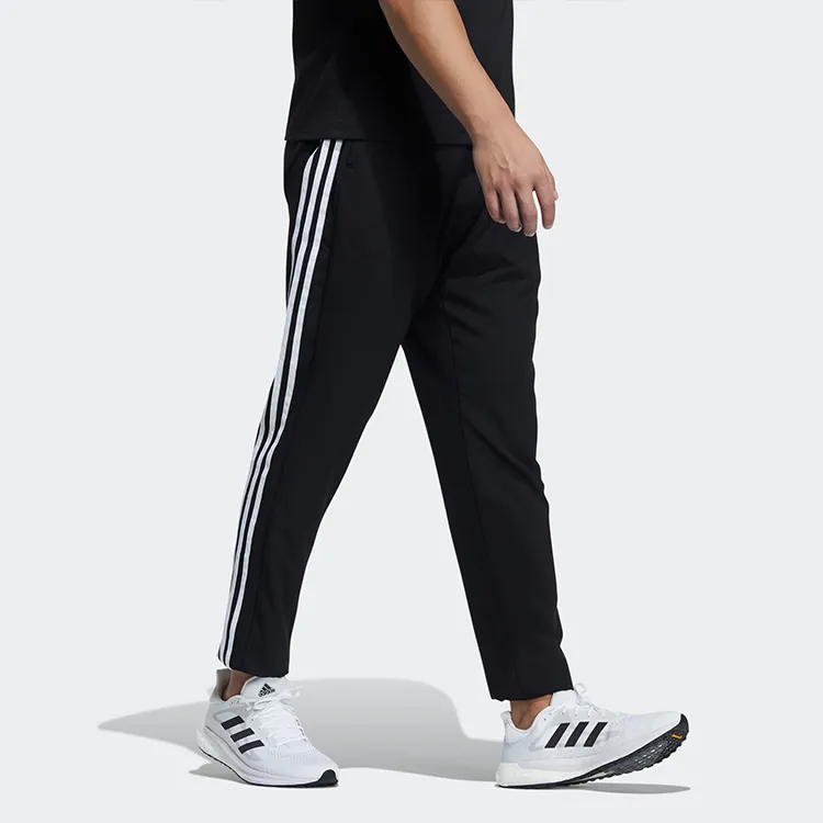 Adidas Knitted Sports Pants Men's Black-3