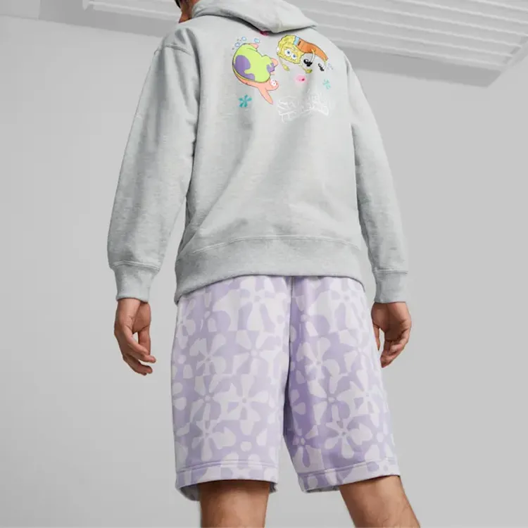 PUMA X SPONGEBOB Sweatshirts Unisex Light Gray-3