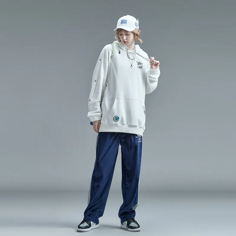 Guuka Knitted Sweatpants Unisex Navy Blue-5