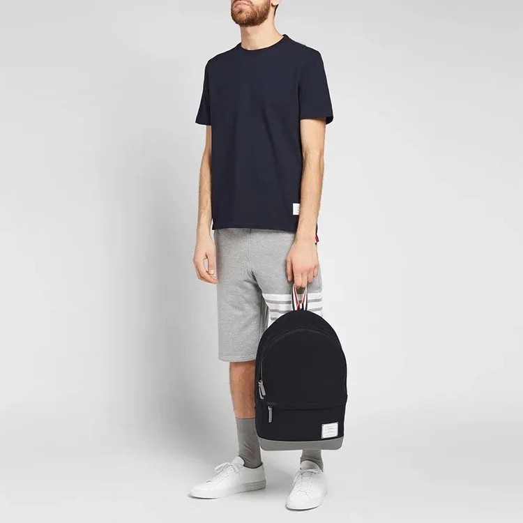 THOM BROWNE Rwb Striped Crewneck T Shirt-3