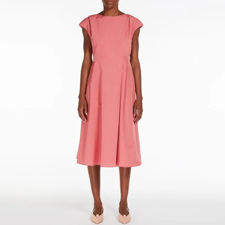 WEEKEND MaxMara Short Sleeved Dress Women's Pink-1