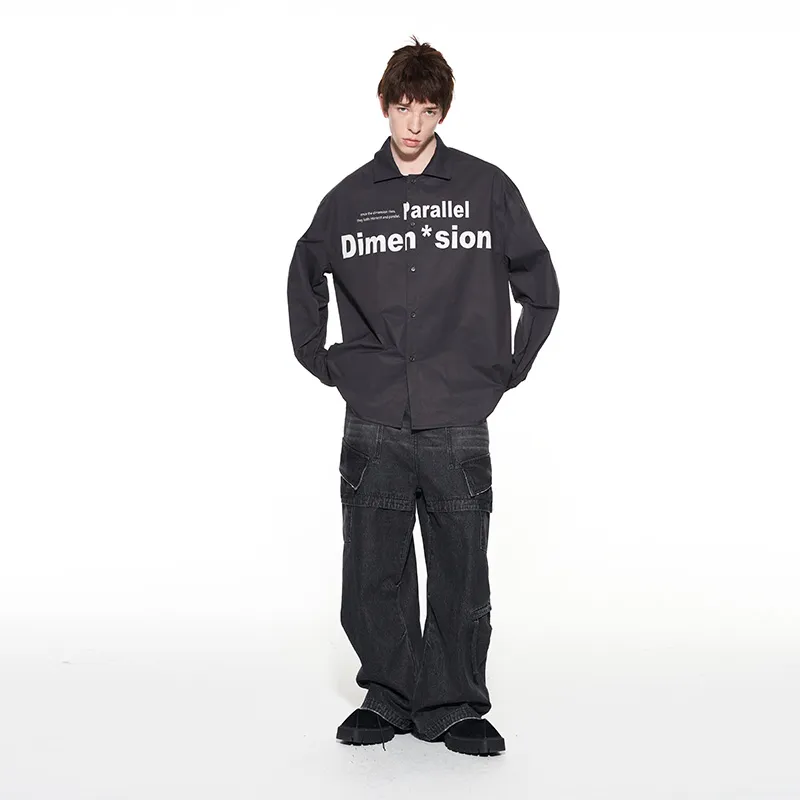 BLINDNOPLAN Loose Fit Jacket Unisex Black-2