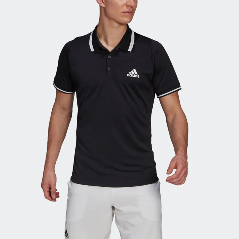 Adidas Polo Shirts Men Black-2