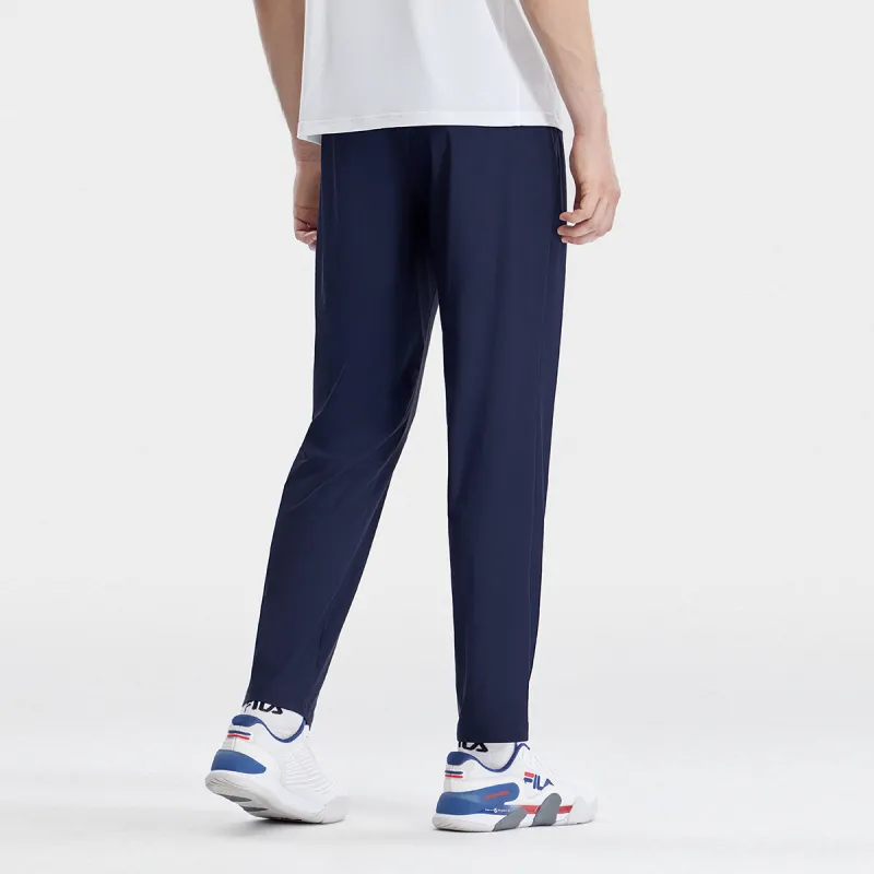 FILA Knitted Sweatpants Men Royal Blue-3