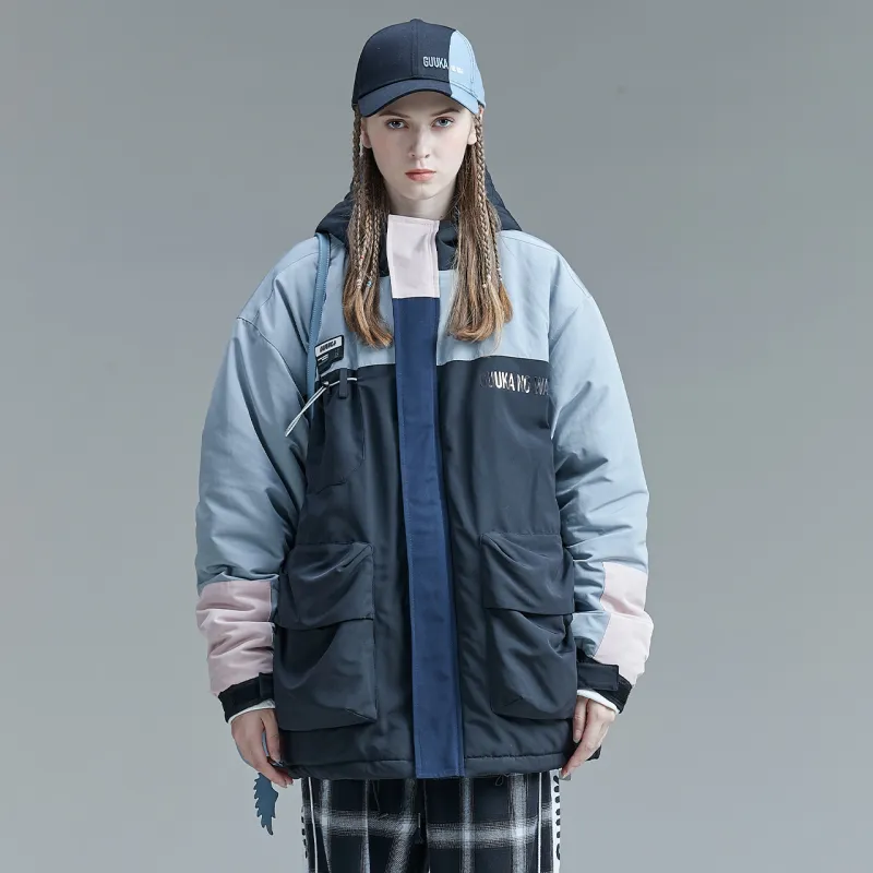 Guuka Puffer Jackets Unisex Black-4