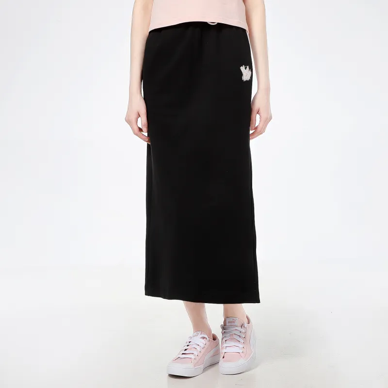 PUMA Casual Long Skirts Women's Black-4
