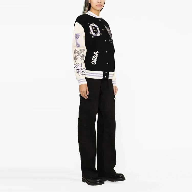 OFF WHITE Button Detailed Long Sleeved Jacket-4