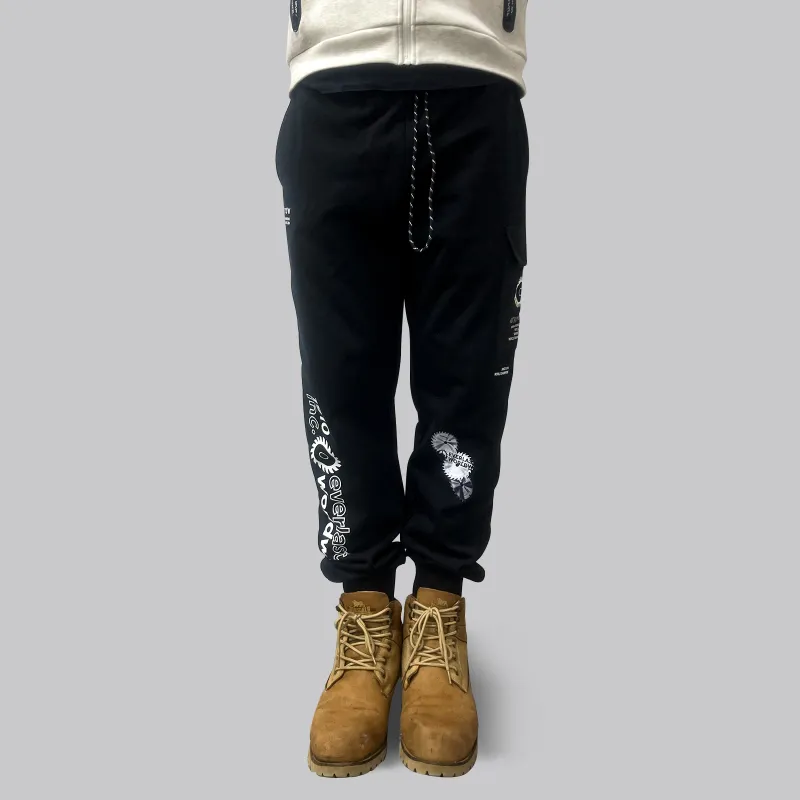 Everlast Straight Thickened Sports Pants Unisex-4