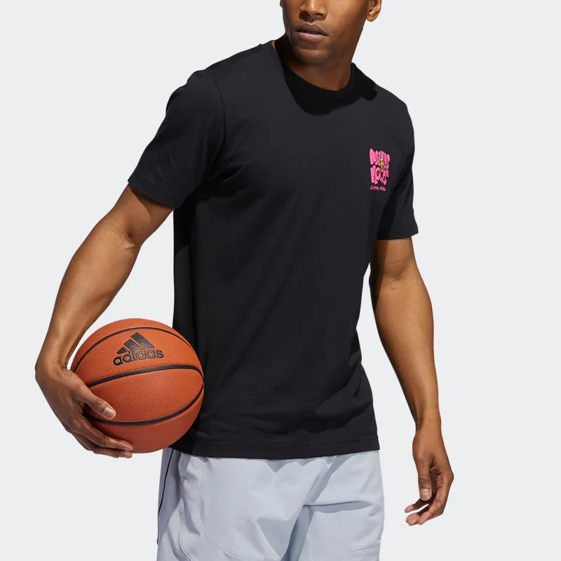 Adidas T Shirts Men Black-3