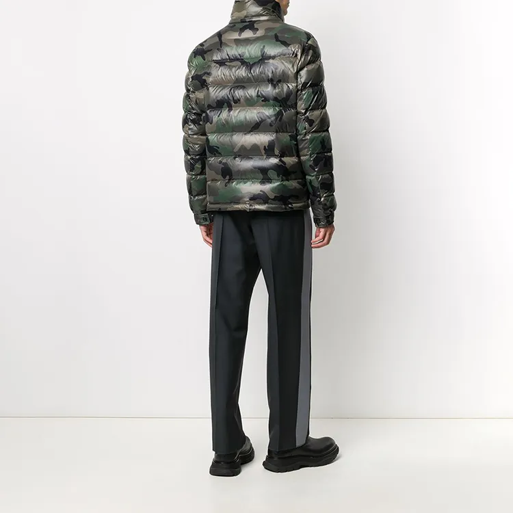 Valentino Camouflage Hooded Down Jacket Men's Green-5