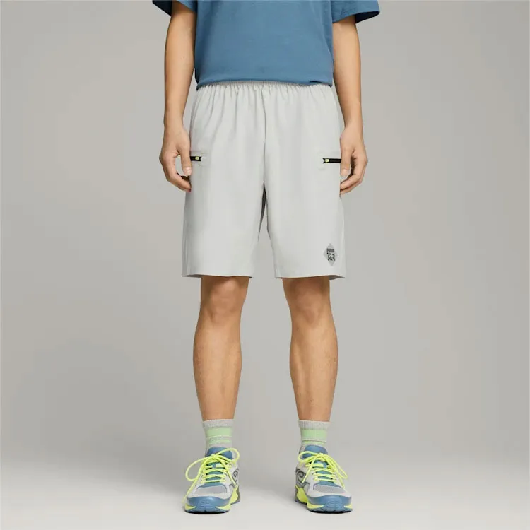 PUMA X P.A.M. Co branded Version Casual Shorts Unisex Gray-3