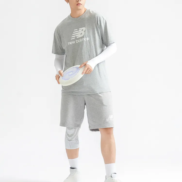 New Balance SS23 Set in Sleeve T Shirt Men's Gray-2