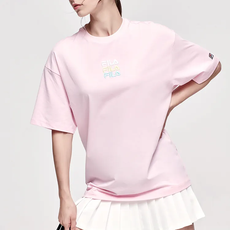 FILA Athletics T-Shirts Women's Bright Pink-3