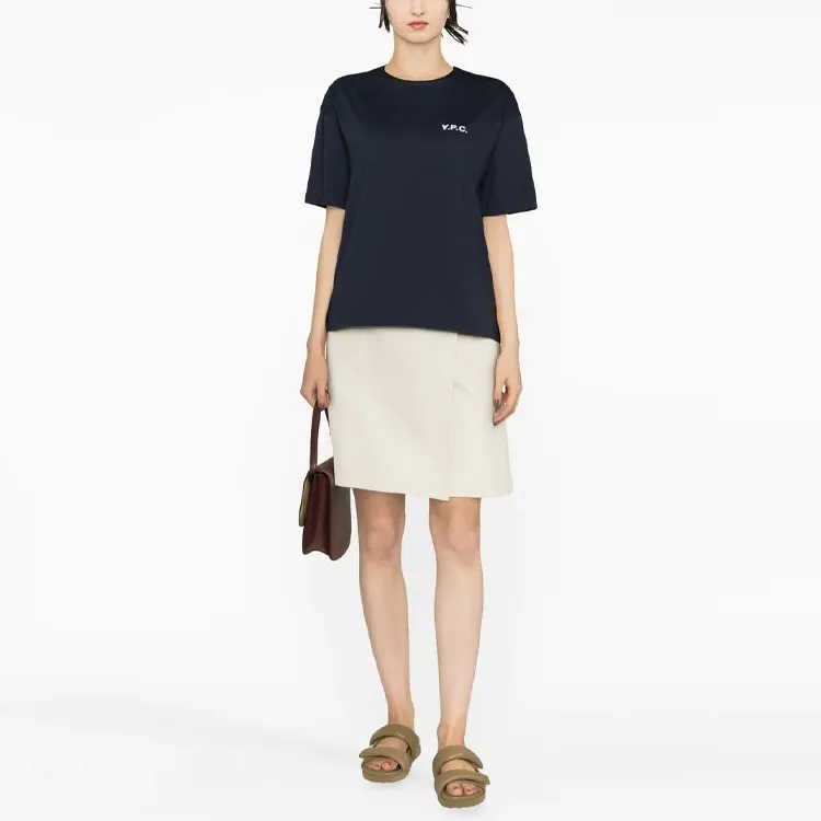 A.P.C T-Shirts Women's Marine Blue-1