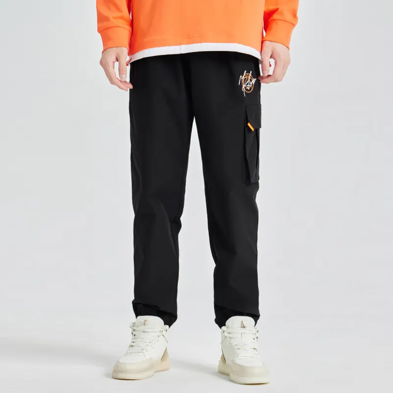Erke Jogger Casual Pants Men's Jet Black-2