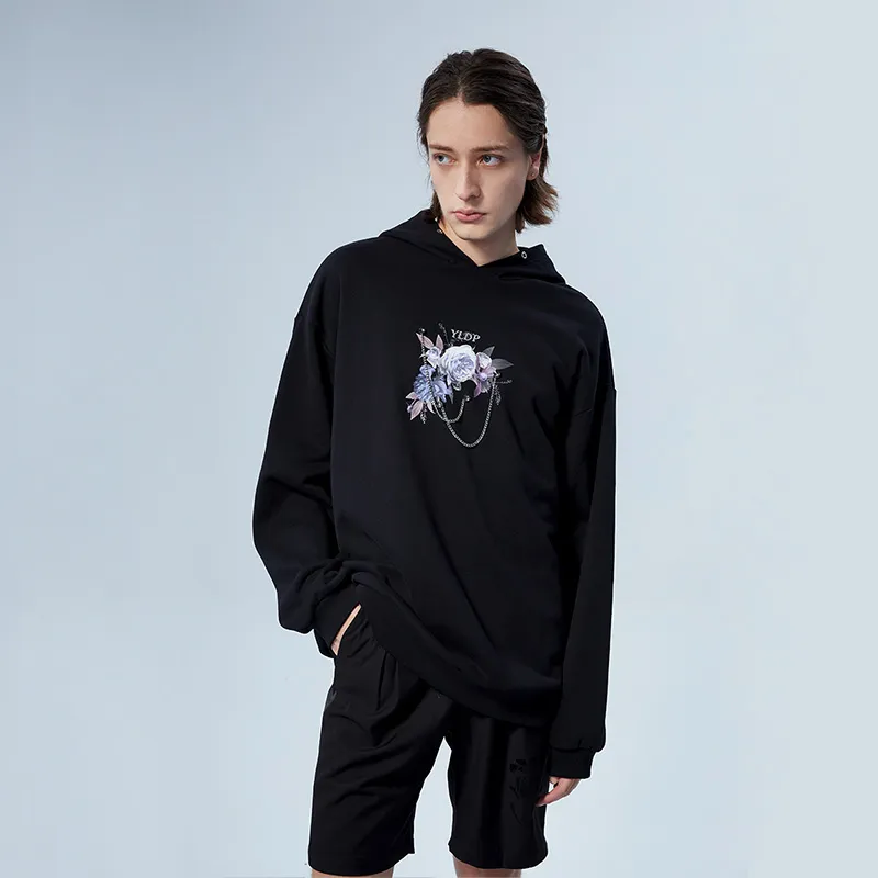 YLDP Sweatshirts Unisex Black-5