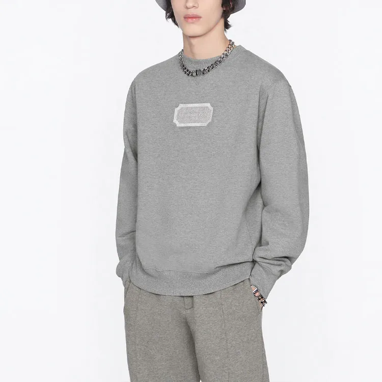 DIOR Sweatshirts Men Gray-2