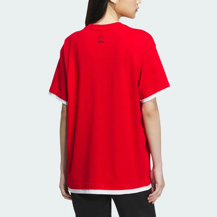 Adidas Neo T Shirt Unisex Light Scarlet-3