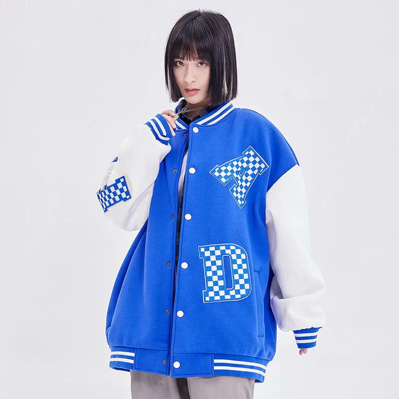 DUEPLAY Baseball Jacket Fall Unisex-2