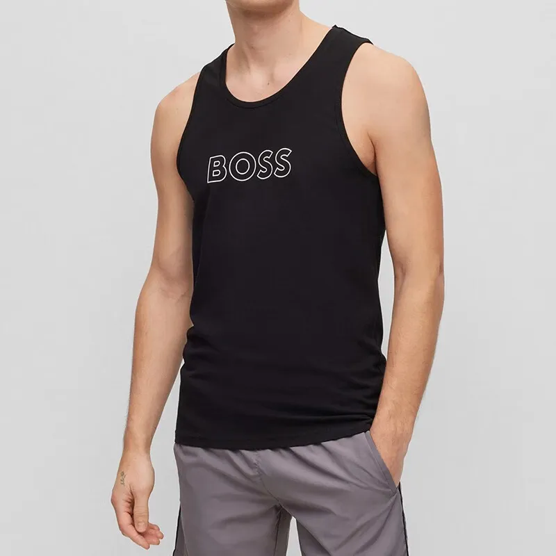 HUGO BOSS Tank Tops Men Black-2