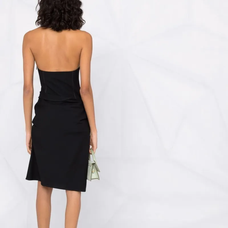 Jacquemus Sleeveless Dresses Women's Black-2