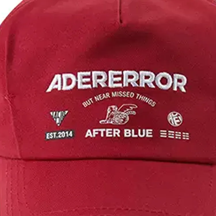 acne studios red bucket hat