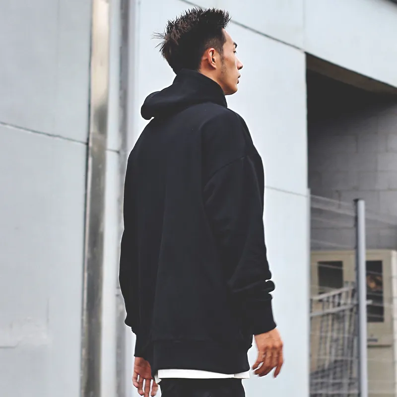 MIRACLE KILL Hooded Loose Fit Regular Sweatshirt Fall And Winter Spring Unisex-12