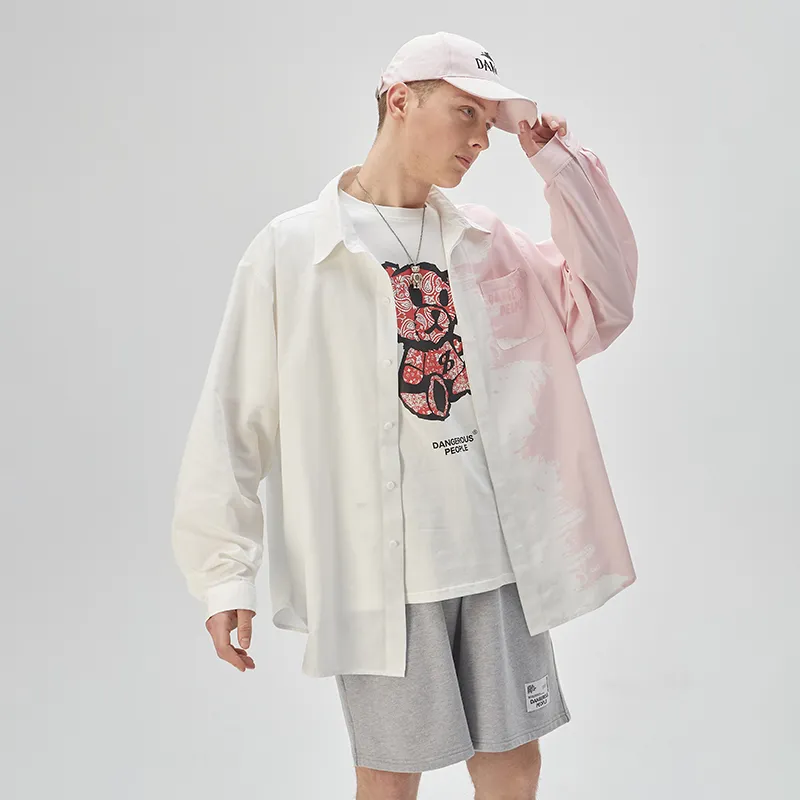 DANGEROUSPEOPLE Shirt Unisex Pink-3