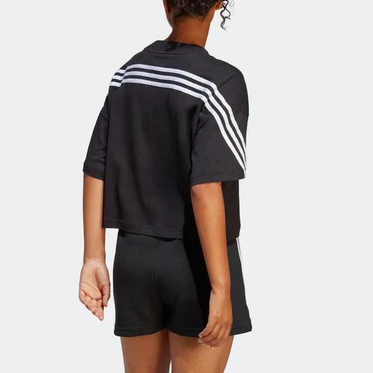 Adidas Crop Tops Women's Black-2
