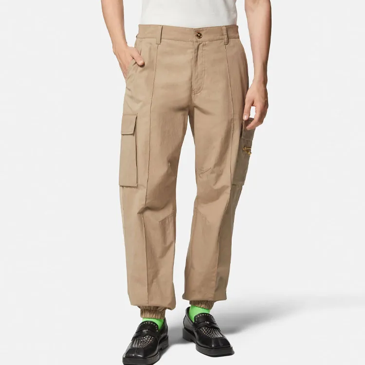 VERSACE Cargo Pants Men Khaki-2