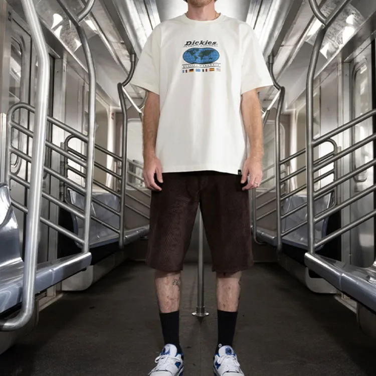 Dickies X JAKE HAYES Casual Shorts Men's Dark Chocolate Brown-1