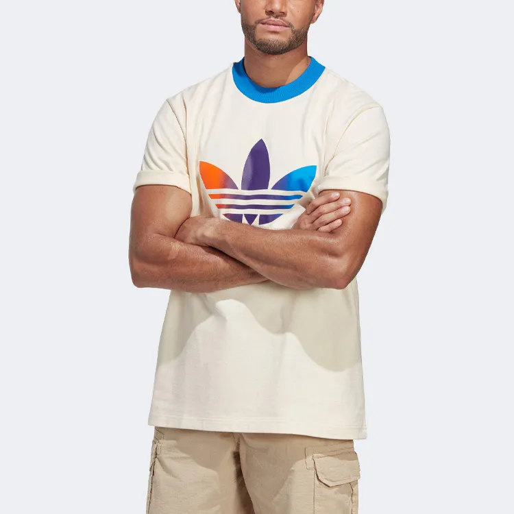 Adidas Originals Adicolor 70s T Shirt Men's Beige-1